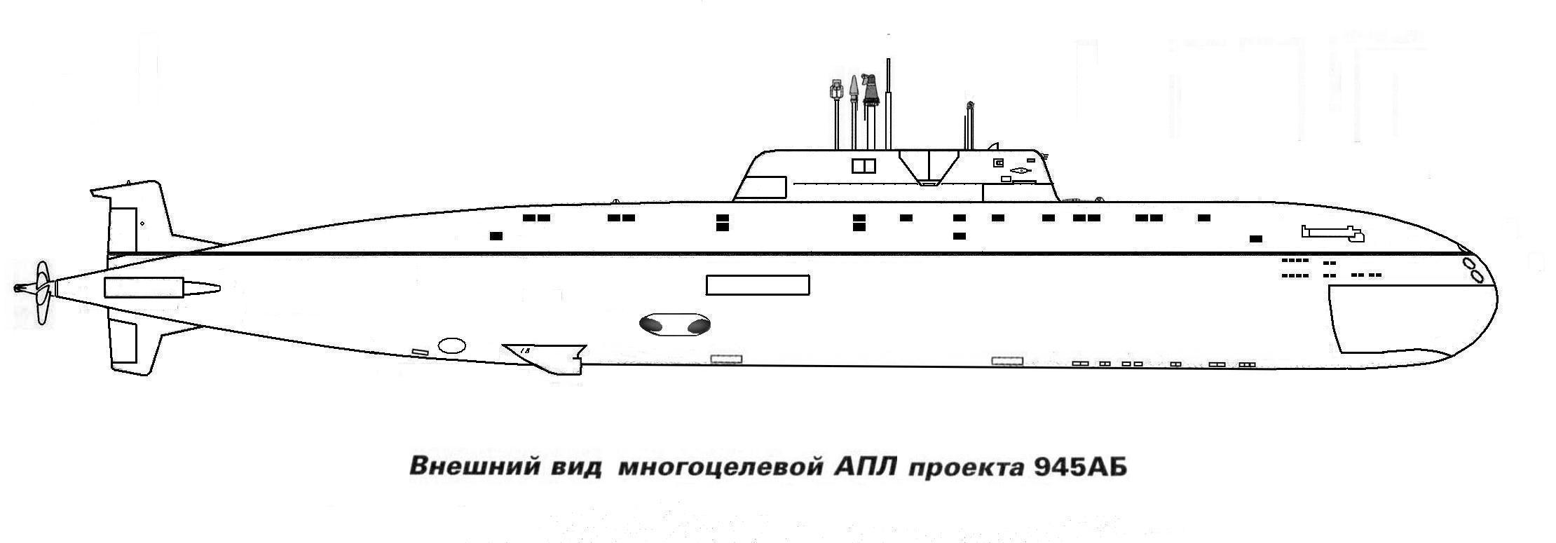 945 проект подводная