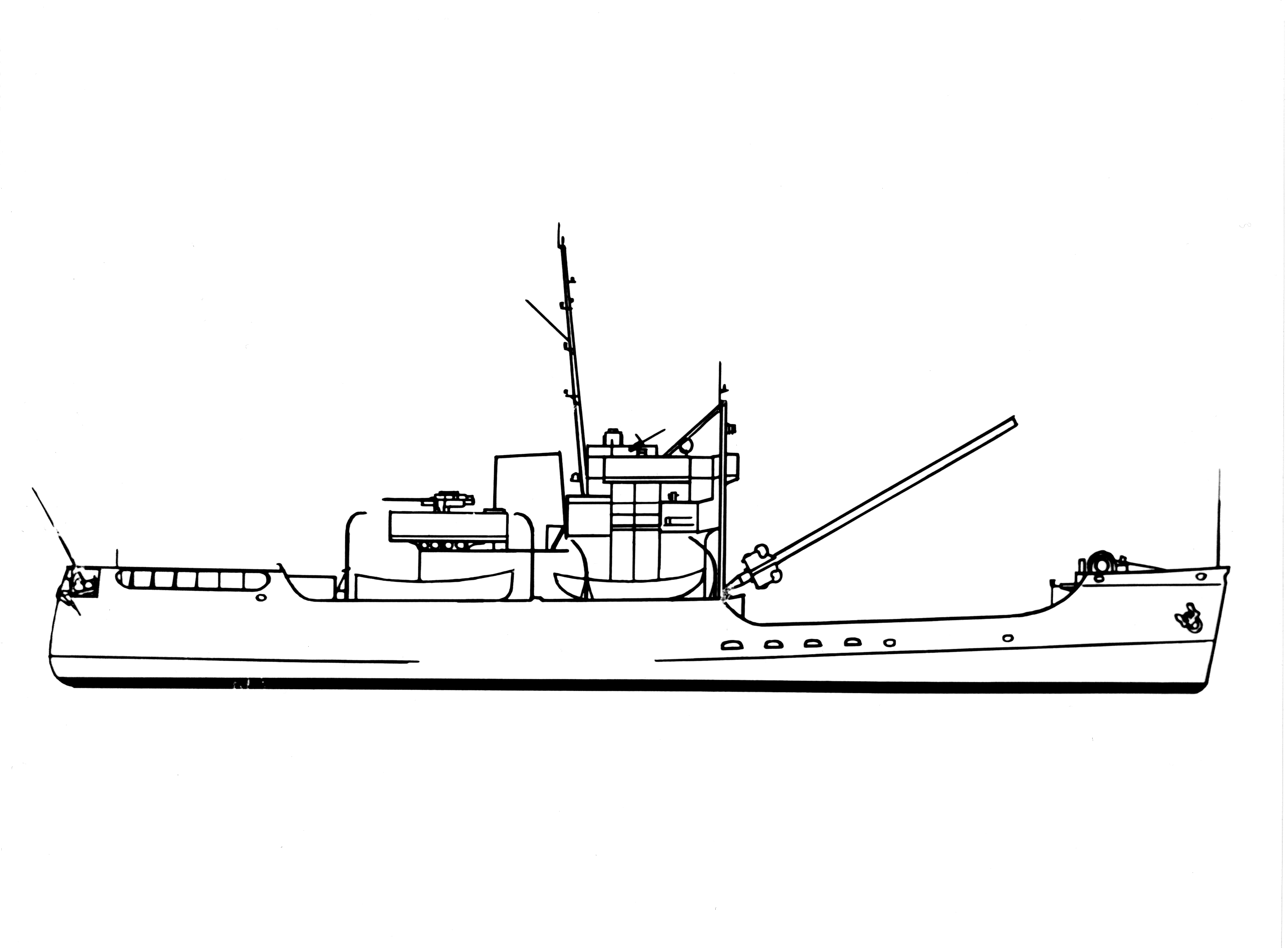 Class line. Эсминец рисунок схематично. Самоходка лодка рисунок.