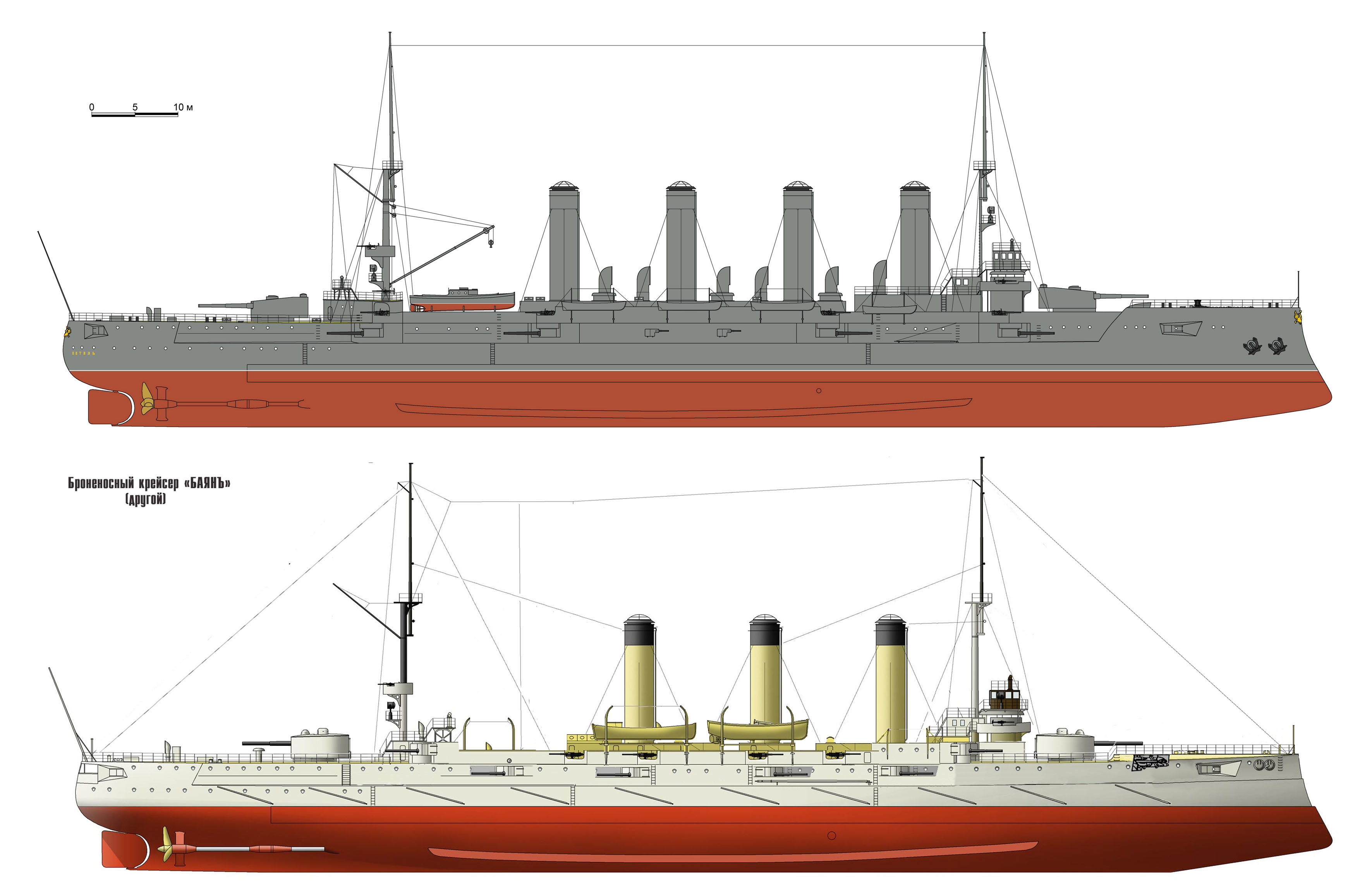 Чертежи крейсер баян