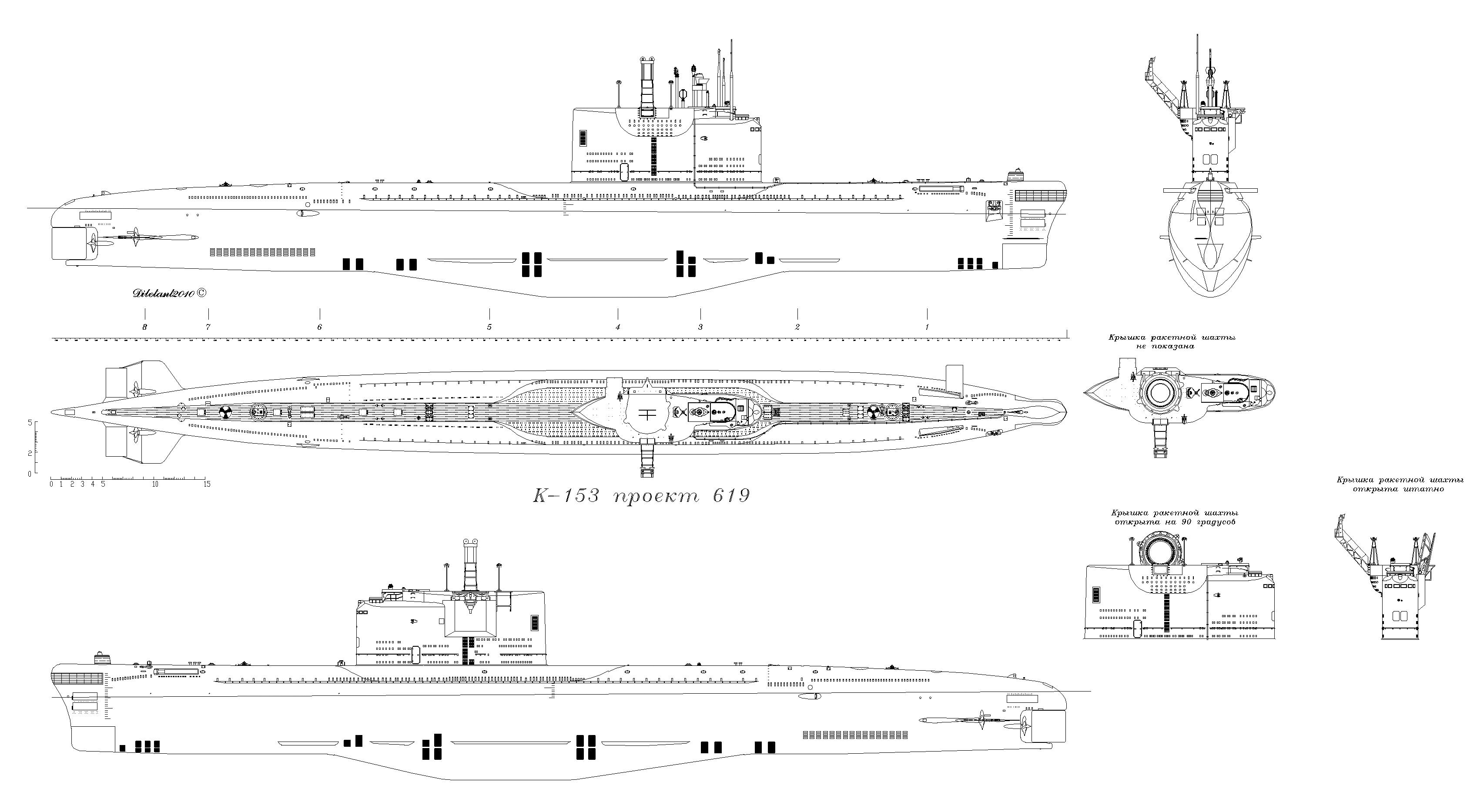 Проект 619 подводная лодка