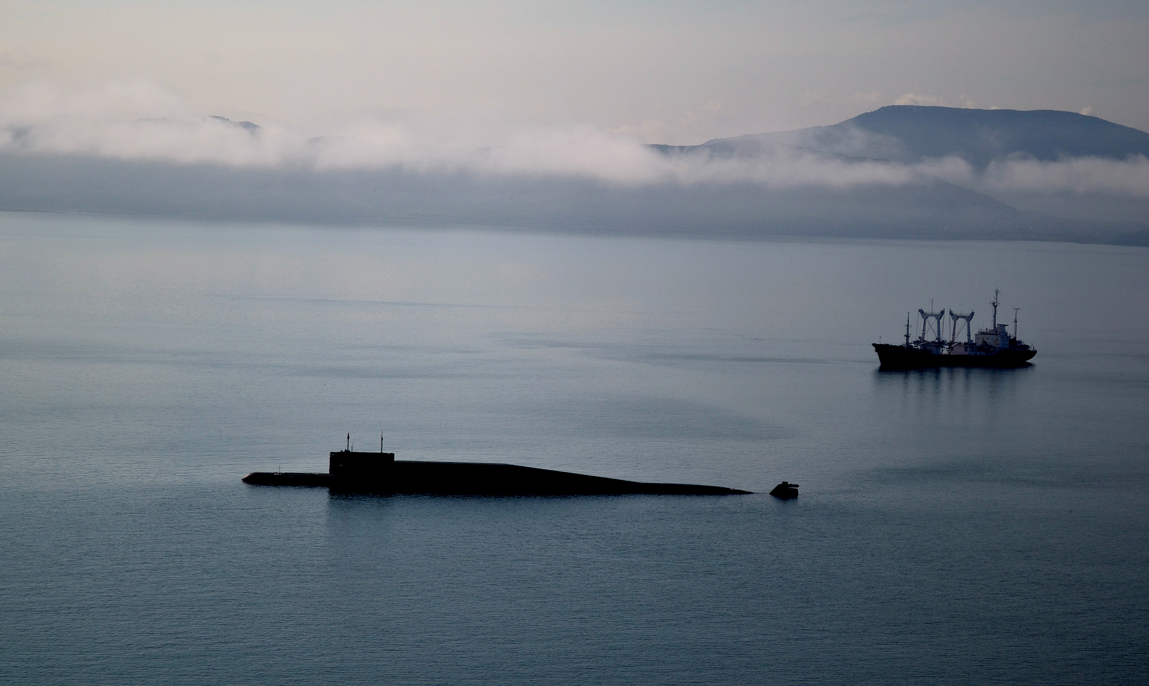 Подводная лодка в Авачинской бухте