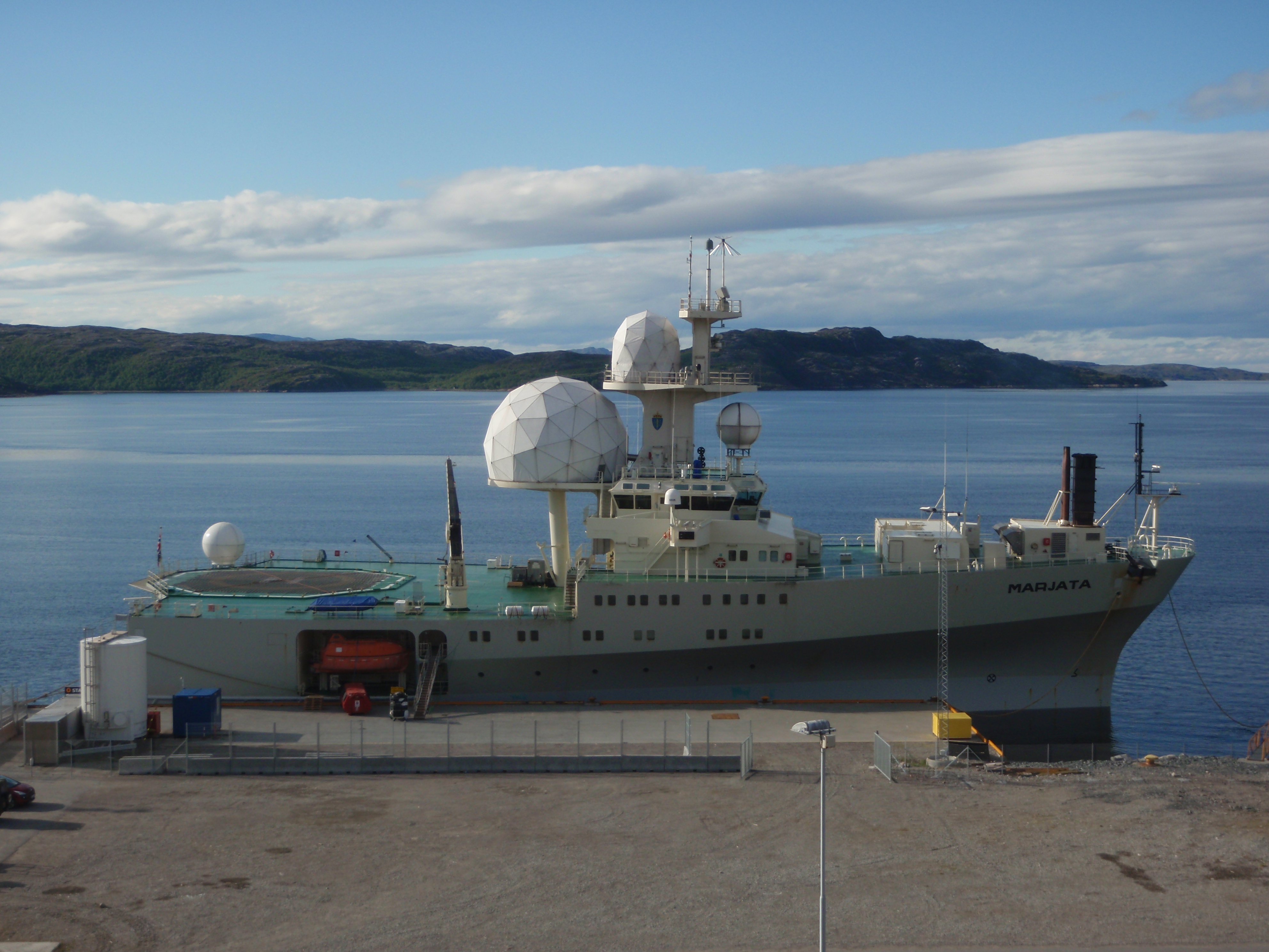 F ship. РЗК Марьята. Марьята ВМС Норвегии. Разведывательное судно FS Marjata III. Норвежский разведчик Марьята.